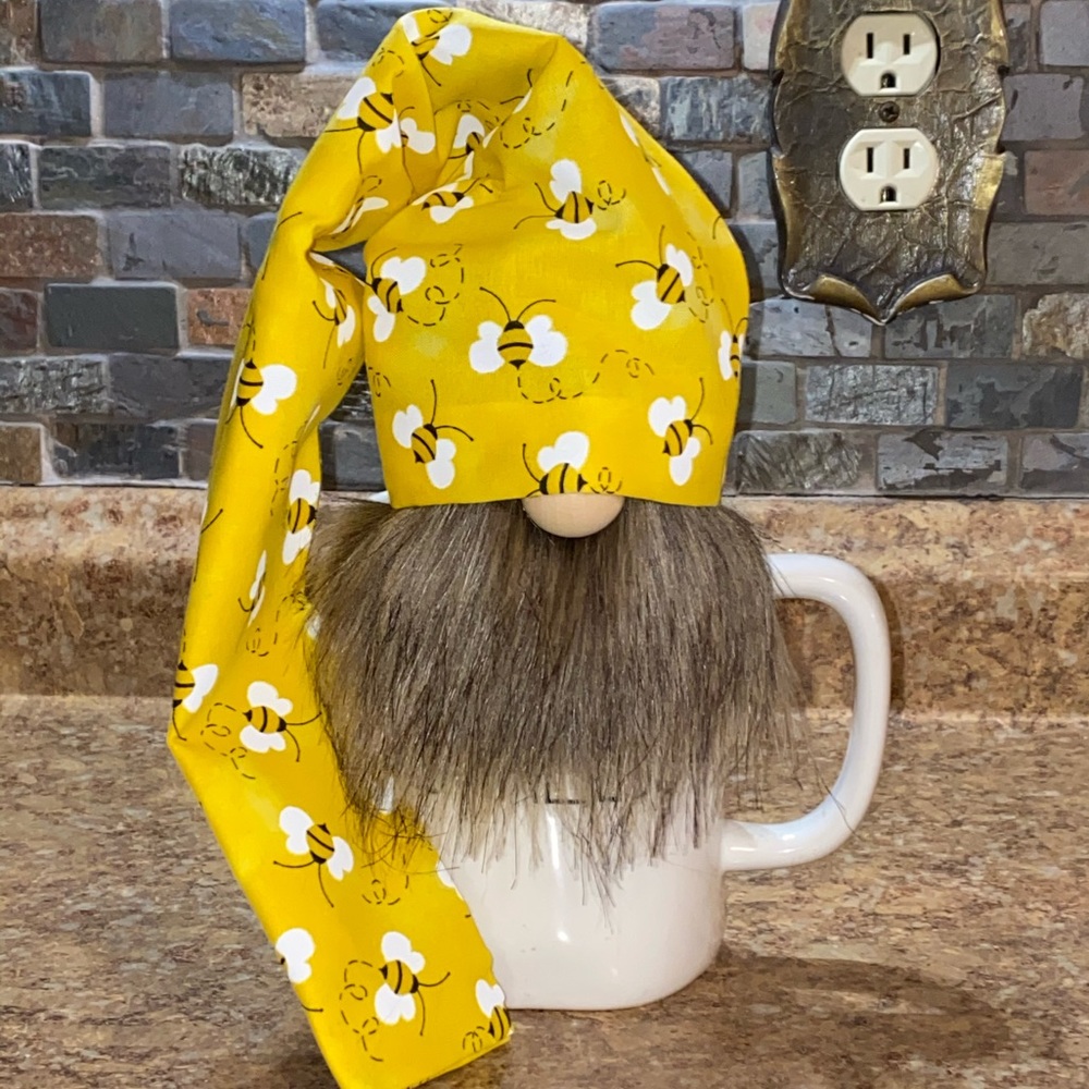 🐝 Handmade Honey Bumble Queen Bee Farmhouse Gnome